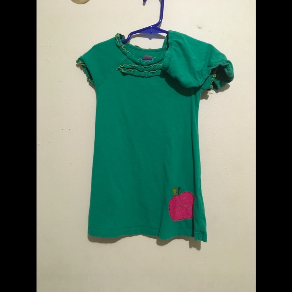 Cute Green Dress with Matching Diaper Cover💚 - Picture 2 of 2